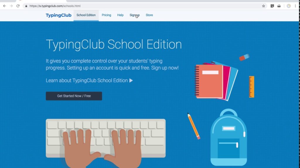 Typing Club Free