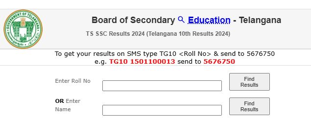 TS SSC Results 2024 (Telangana 10th Results 2024)